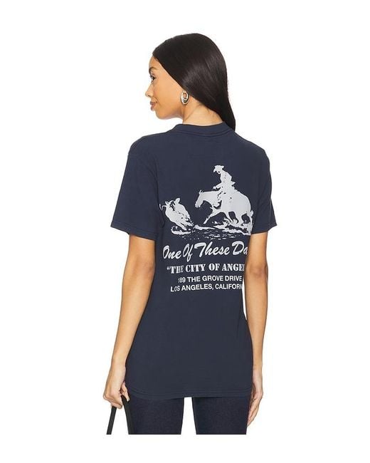 One Of These Days Blue X Fwrd The City Of Angels Tee for men