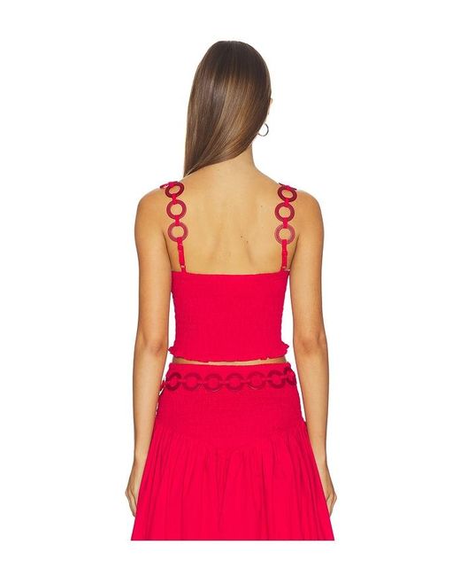 SAUDADE Red Solly Set Top