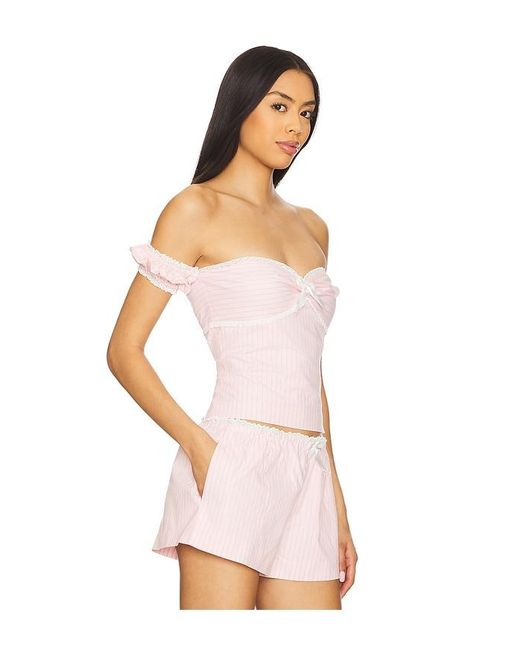 MAJORELLE White Cynthia Top