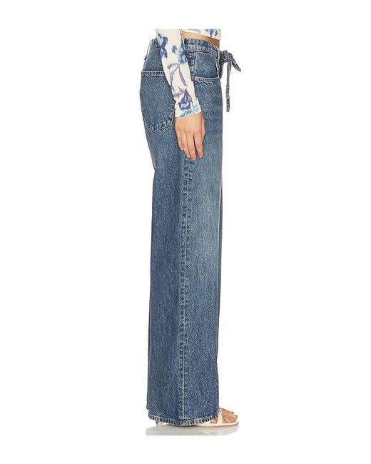Rag & Bone Blue Phoebe Drawstring Wide