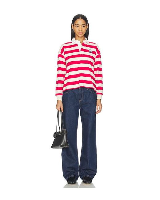 Mother Red The Boxy Match Polo