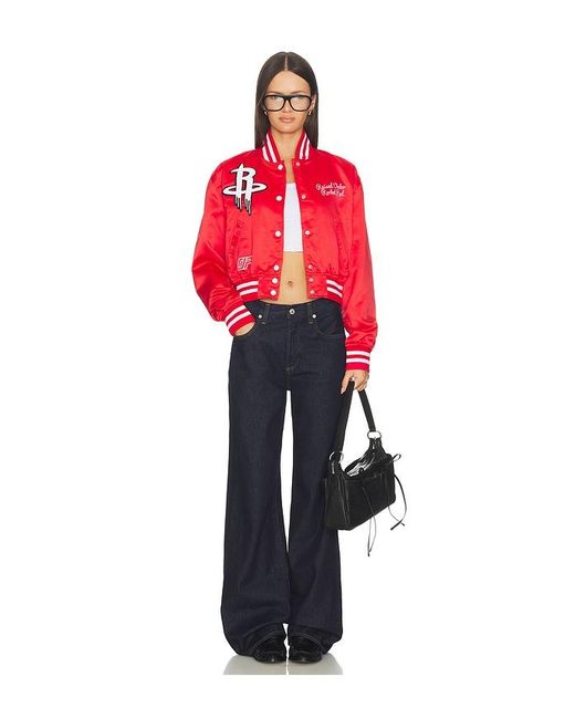 DANNIJOPRO Red The Bomber Jacket