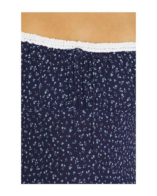 GUIZIO Blue Rocello Dress