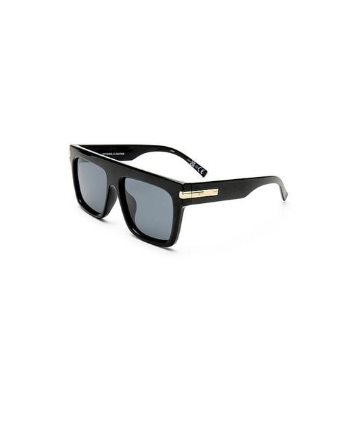 Le Specs Black Offside Sunglasses