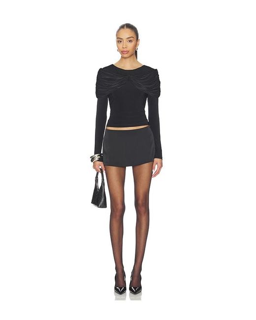 Lovers + Friends Black Eugene Top