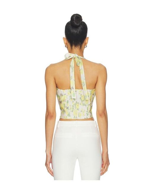Bardot Multicolor Deserae Halter Neck Top