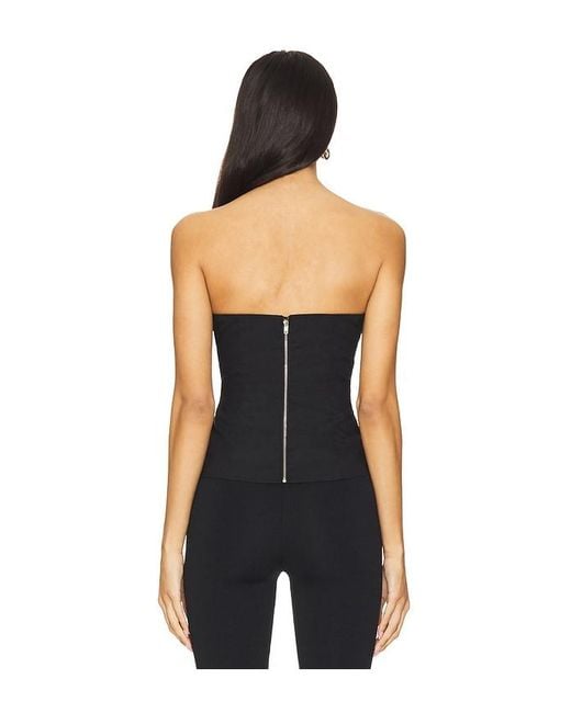 superdown Black Anika Strapless Top