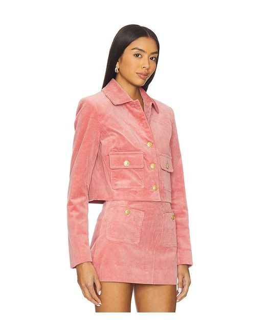 LoveShackFancy Pink Aylin Jacket