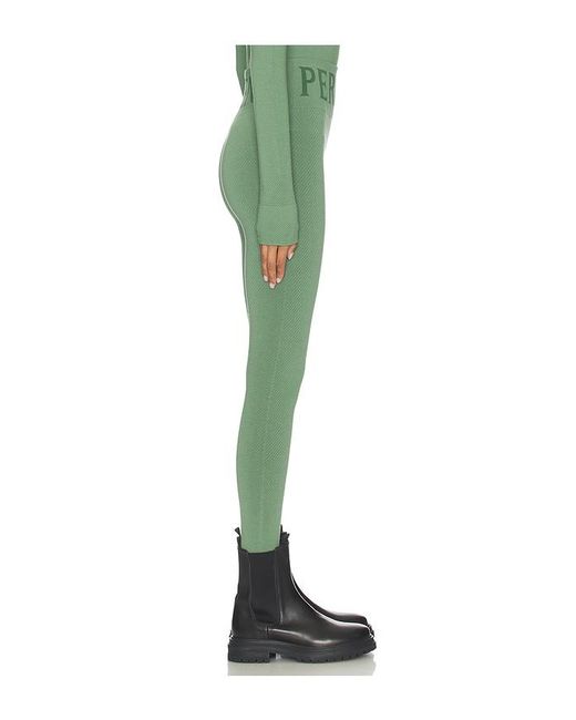 Perfect Moment Green Perfect Thermal Legging