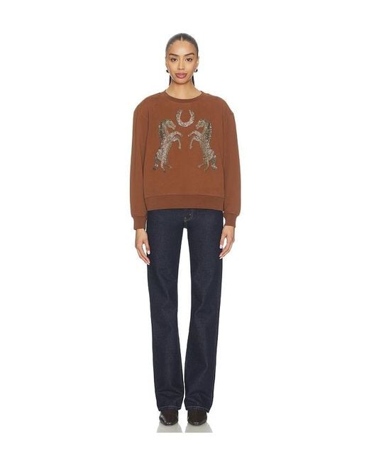 AllSaints Brown Luck Pippa Sweater