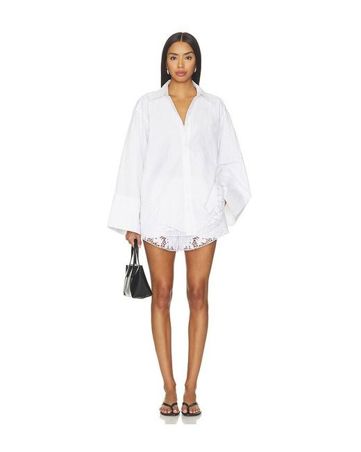 ROTATE BIRGER CHRISTENSEN White Oversized Shirt