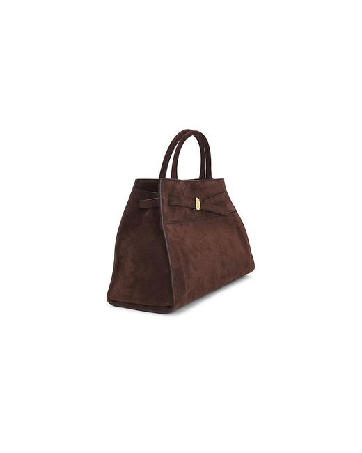 Veronica Beard Brown Large Suede Dash Bag