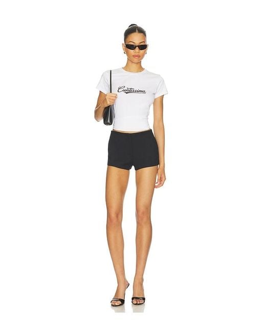 Gcds White Cuntissima Slim T-Shirt