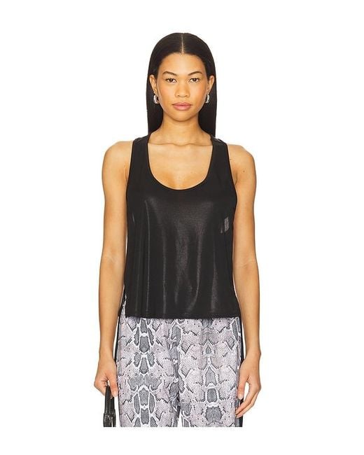 Heroine Sport Black Flare Tank Top