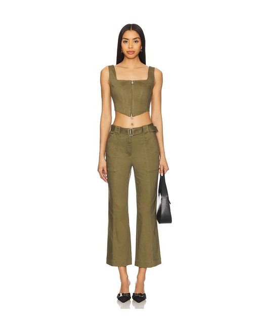 Jonathan Simkhai Green Kateri Bustier Top