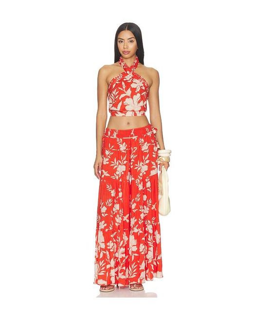 Poupette Red Soledad Pant