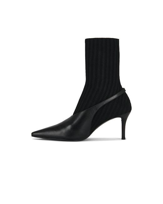 Rag & Bone Black Boot Mercer Sock Slingback