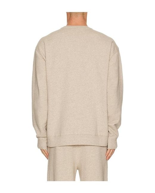 Legends Natural Fairfax Varsity Crew Sweatshirt for men