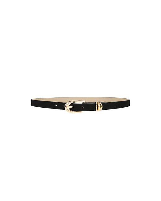 Lovers + Friends Black Sable Belt