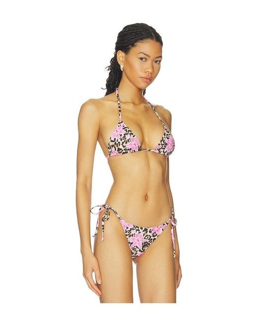 superdown Orange Kalia Bikini Top