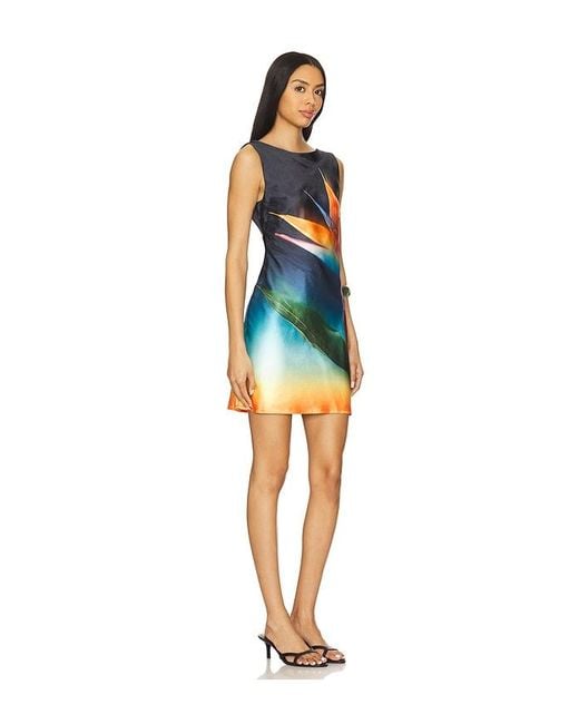 Runaway the Label Blue Samsara Mini Dress