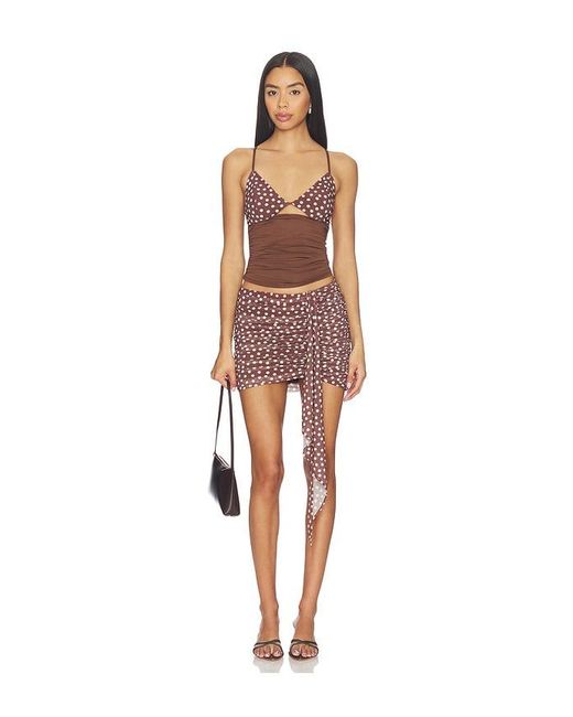 Lovers + Friends Red Judith Top