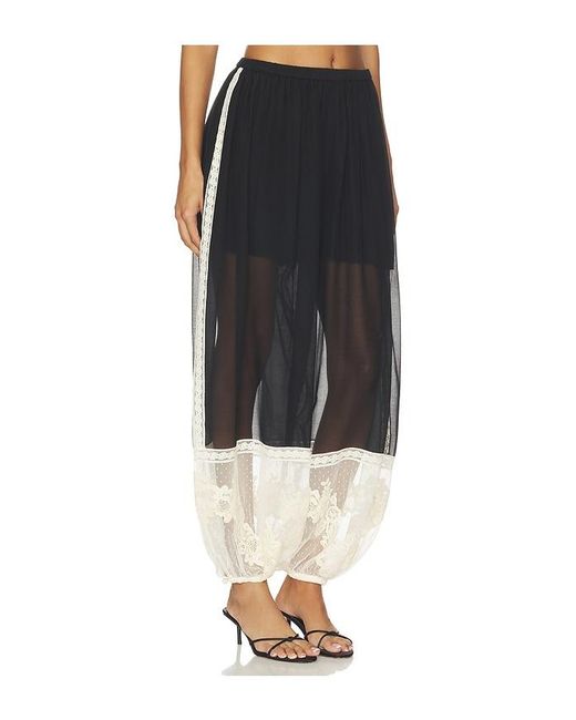 Zimmermann Black Roselight Harem Pant
