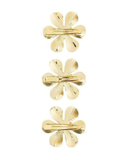 Lelet Metallic Haarspangen-Set Flora
