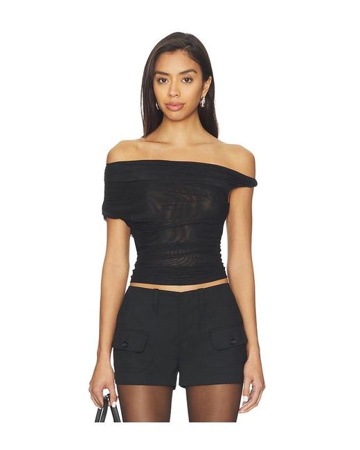 Nia Black Zephyra Top