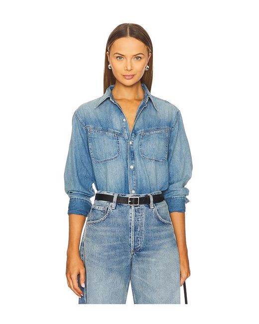 Citizens of Humanity Blue Solene Shirt