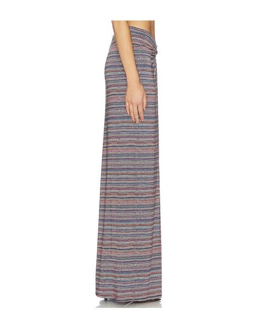 AFRM Multicolor Carr Shiny Knit Skirt