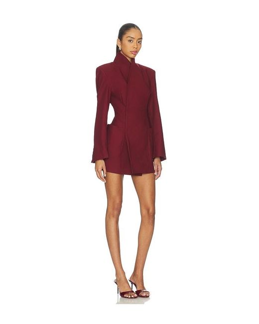 WeWoreWhat Red Hour Glass Blazer Jacket