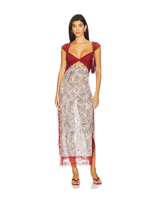 Free People White Maxislip Suddenly Fine