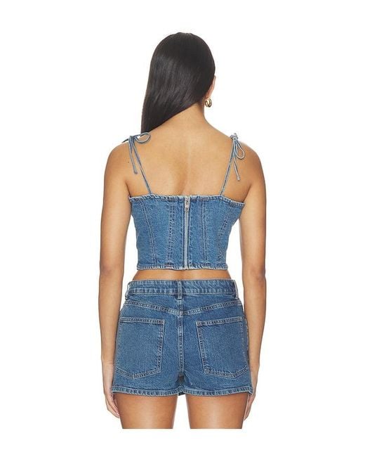 Steve Madden Blue Meaghan Top