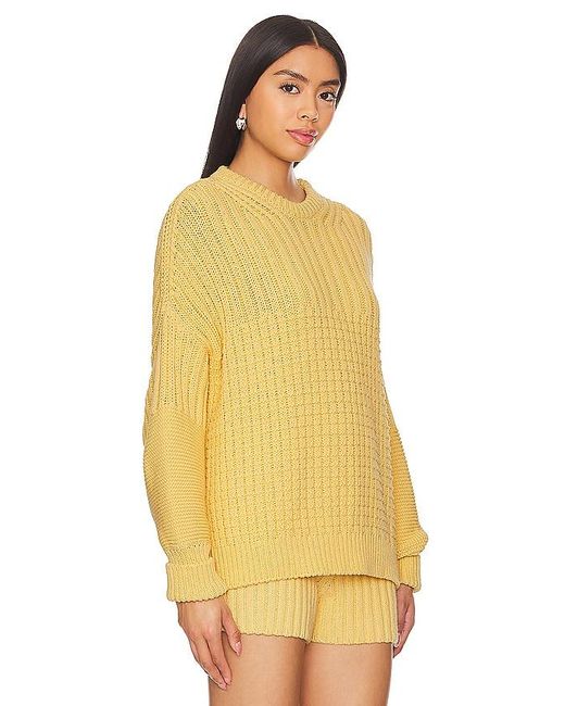 THE KNOTTY ONES Yellow Delcia Sweater