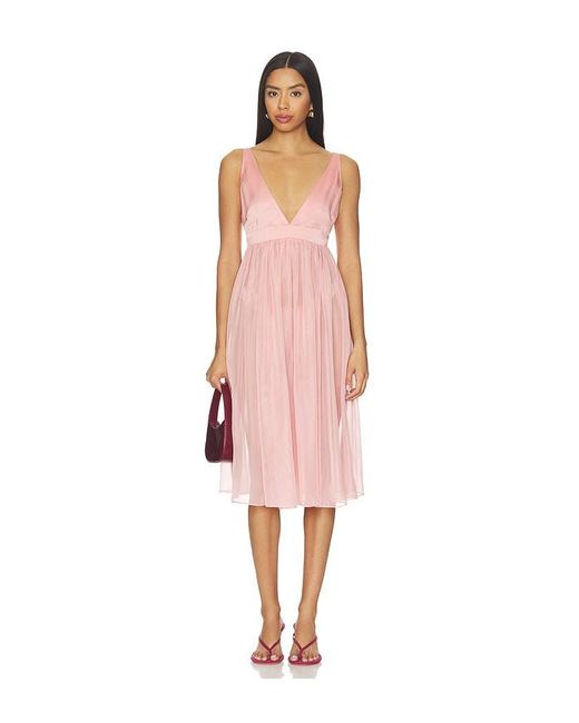 GUIZIO Pink Fiora Dress