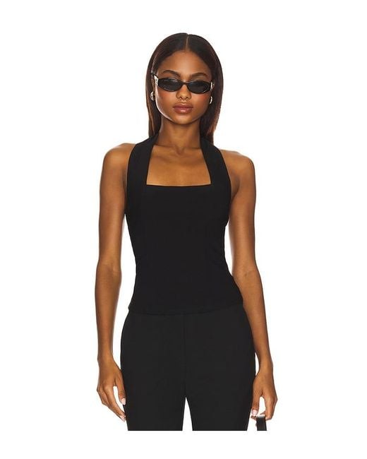 Lioness Black Dollhouse Halter Top