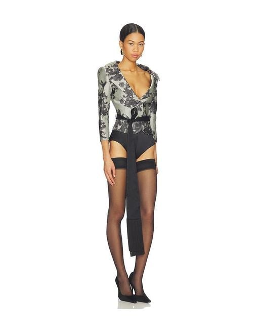 Markgong Multicolor Polka Dot Cropped Jacket