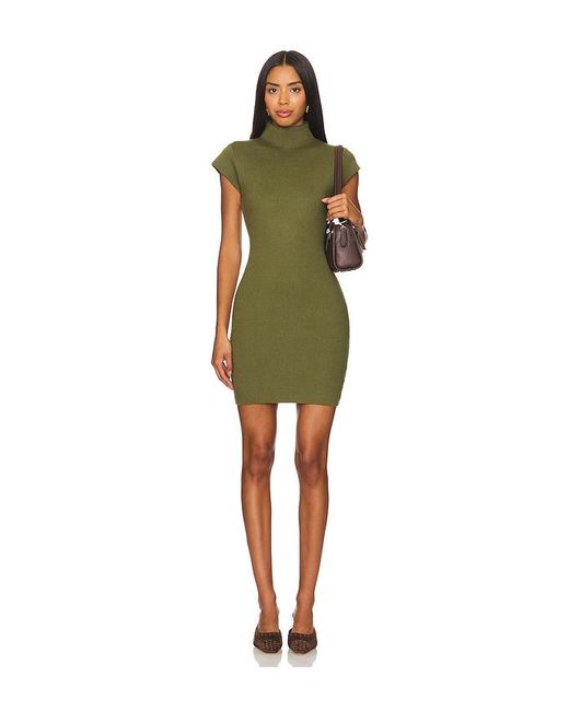 Line & Dot Green Rumi Mini Dress