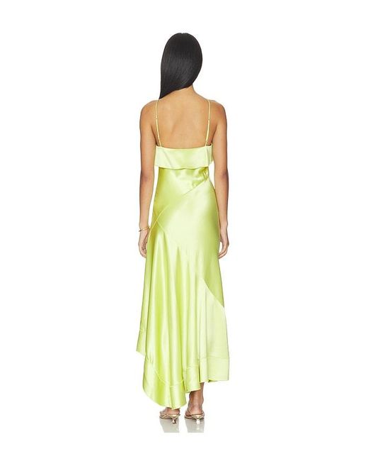 Acler Yellow Marara Maxi Dress