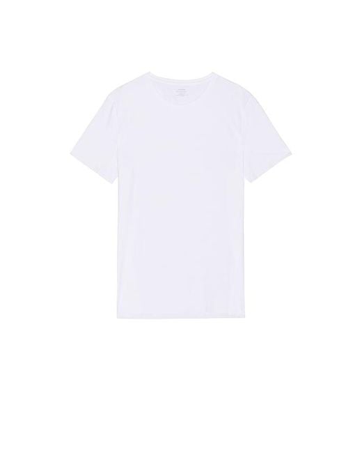Commando White Original Microfiber Crewneck Undershirt for men