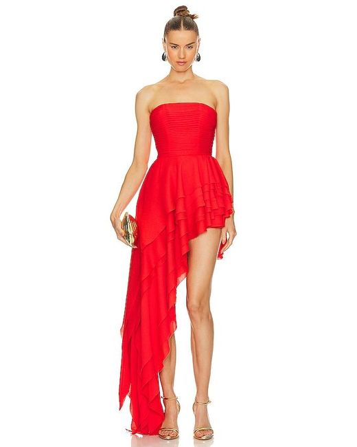 Bronx and Banco Red Tulum Gown