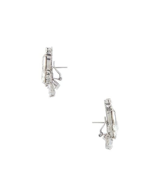 Anton Heunis Multicolor Omega Clasp Pixel & Tears Pendant Earrings
