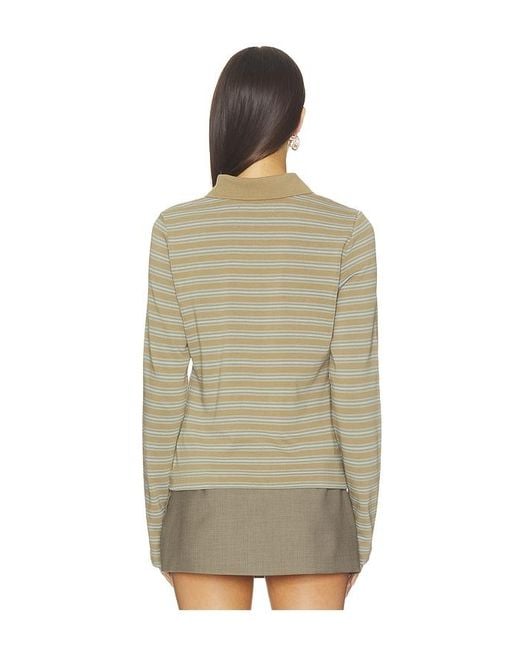 Samsøe & Samsøe Natural Sadonell Long Sleeve Polo