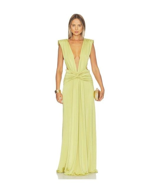 AWAVE Studio Yellow Maxi Dress