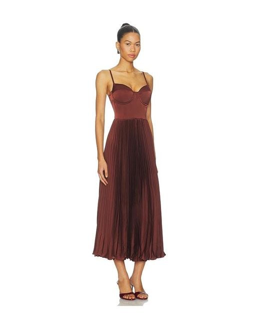 Astr Red Elyssa Dress