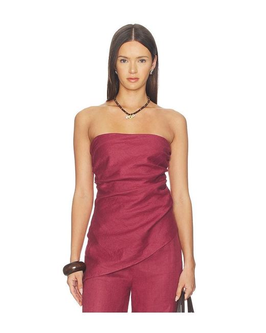 Faithfull The Brand Red Nera Top