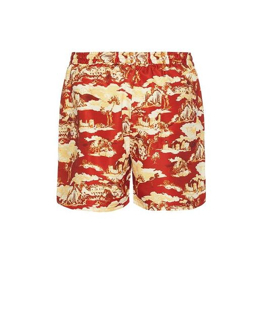 Les Deux Red Stan Ruins Swim Shorts 2.0 for men