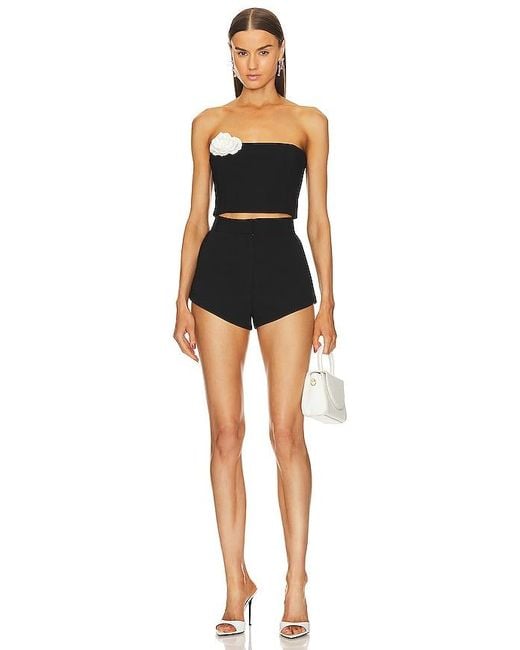 Amanda Uprichard Black X Revolve Kelso Shorts