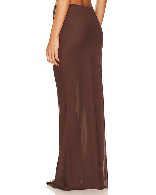 Lioness Brown Endless Maxi Skirt
